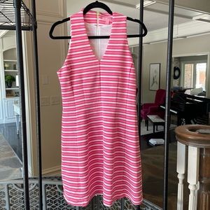 Lilly Pulitzer pink and white stripe tank dress